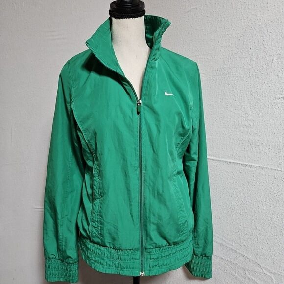 Nike Women's Athletic Dept. Jacket Zip Pockets, Green  Medium lightweight Sporty - Picture 1 of 15